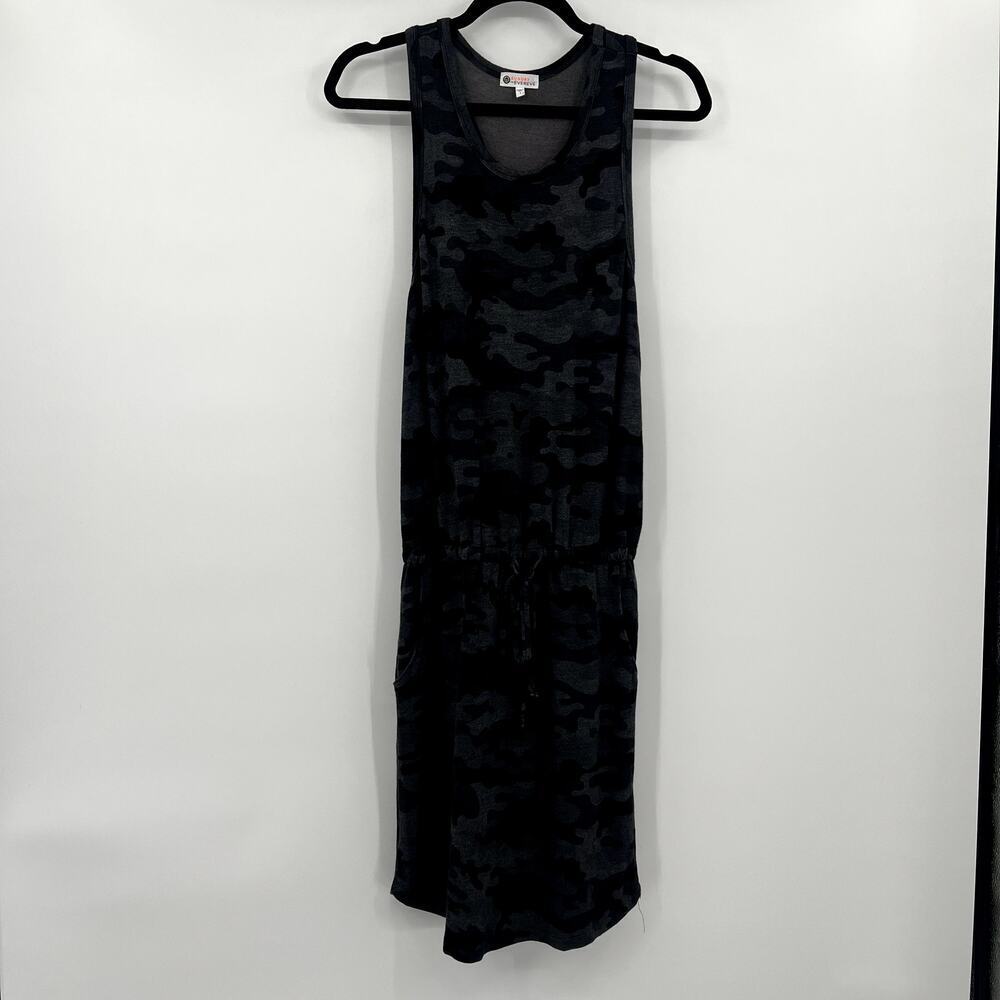 Sundry x Evereve The Weekender Camo Racerback Dress with Pockets Size Small